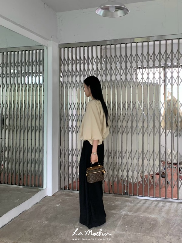 垂墜打摺西裝寬褲